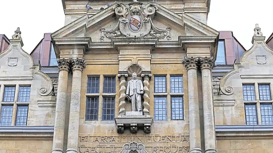 Protesters in Oxford demand removal of statue of Cecil Rhodes
