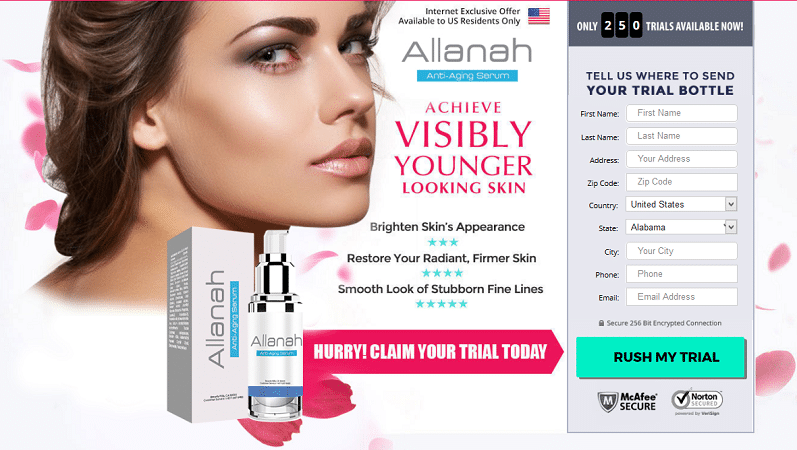 Allanah Serum || Natural Anti Aging Skin Care Formula !