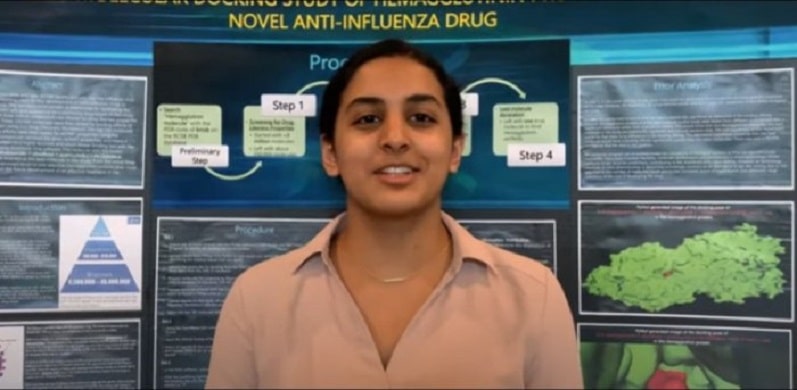 This 14-year-old girl won a $25K prize for any discovery that can lead to relief from Covid-19