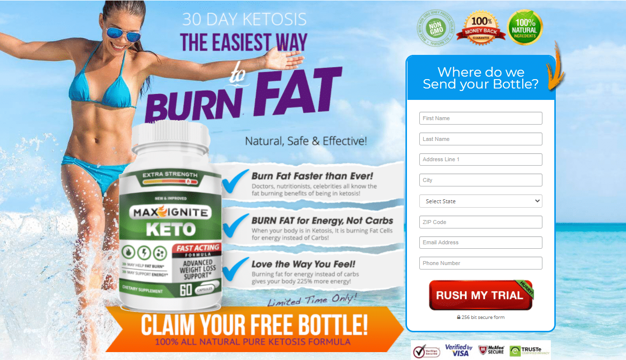Max Ignite Keto {Updated Review}| Does MaxIgnite Keto Diet Pills Works ?