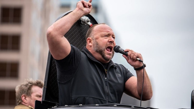 Alex Jones allegedly threatened to Trump Rally