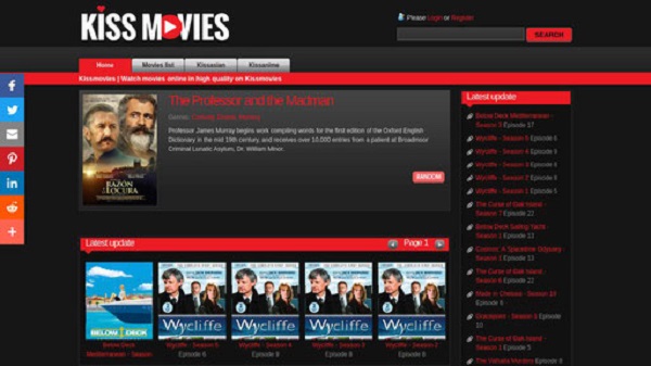 Top 10 Sites Like kissmovies For Watching Movies Online