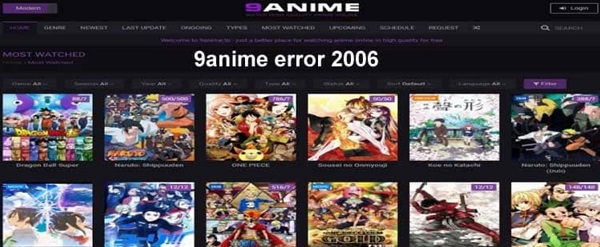 9anime Error 2006 Review | Is 9anime safe to use?