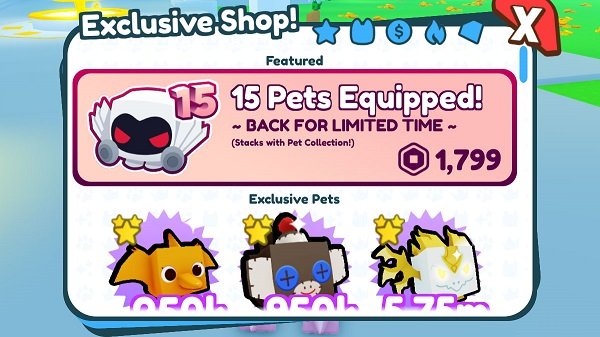 Pet Simulator X Exclusive Pets {Sep} Grab New Features!