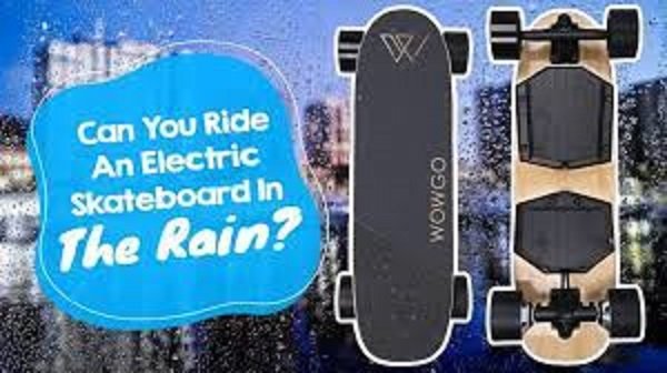 Can you ride electric skateboards in rain?