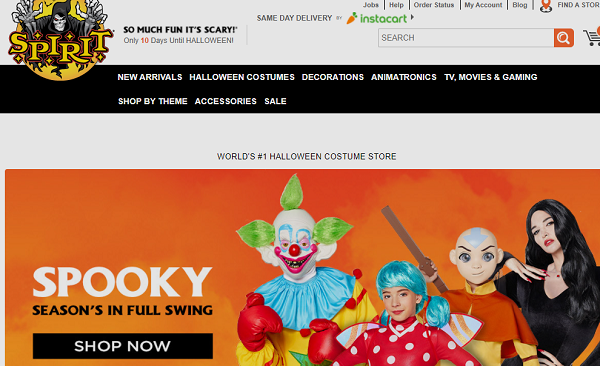 SpiritHalloween.com Reviews & Conditions for SpiritHalloween.com