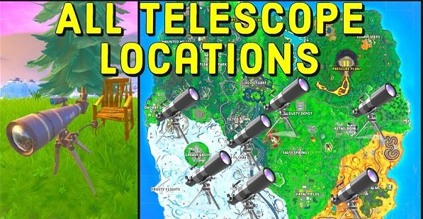 Locations Fortnite Telescope (Jan 2022) How To Find Parts?