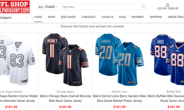 Nflfanshirt Reviews {Jan 2022} Is Online Shopping A Scam