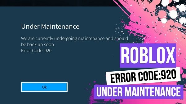 Roblox Error 920 {2022} Find – Would This Be Helpful