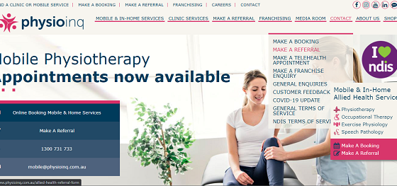 professional mobile physiotherapists online