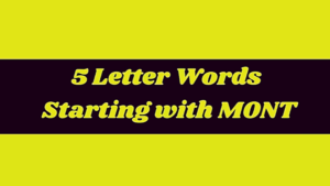 Start That Words Mont