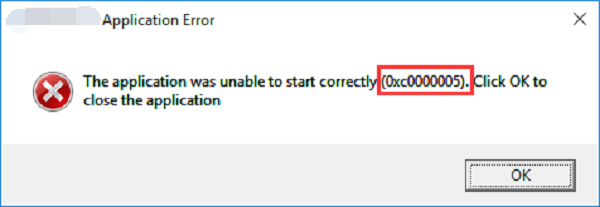 How to fix errors reported with error code “0xC0000005”