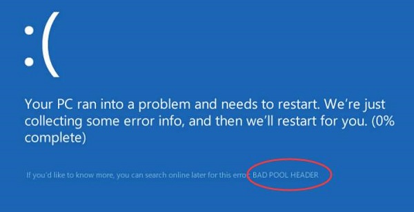 How to Fix “BAD POOL HEADER” Error in Windows 10!