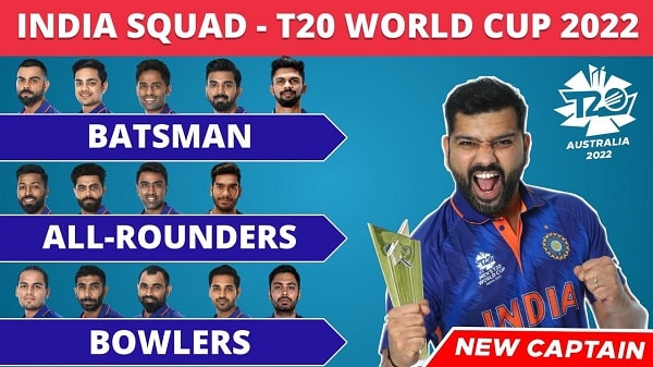 Team List ICC Men’s T20 World Cup 2022