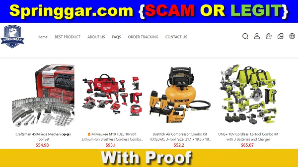 Springgar com Website Review: Is springgar Scam or Legit?