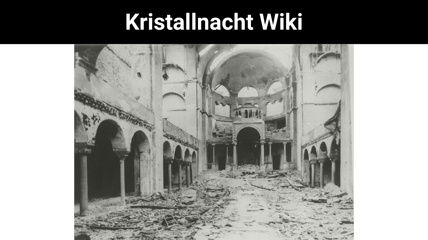 Kristallnacht Biography | What The Mean Of Kristallnacht?