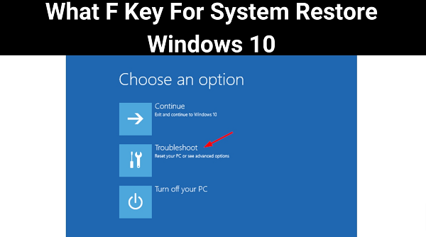 What F Key For System Restore Windows 10 {2023}: Read Hear-
