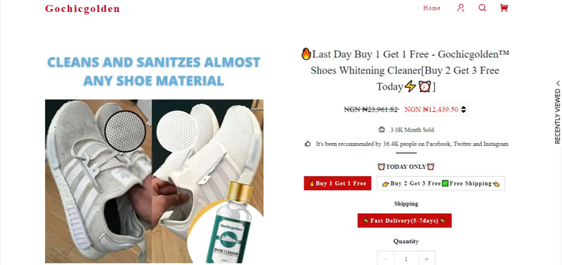 Gochicgolden Shoes Whitening Cleaner Review 2023: Is Gochicgolden Shoes Whitening Cleaner Worth the Investment?