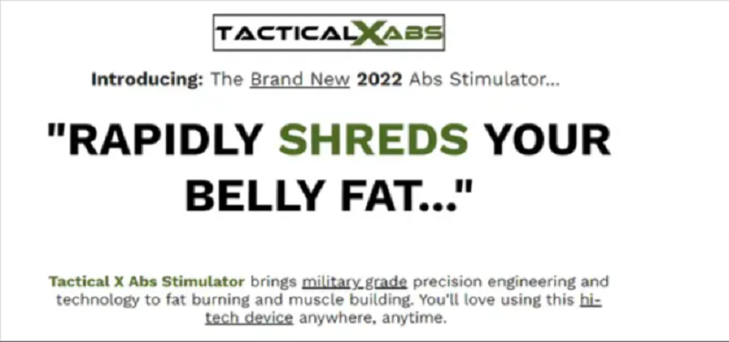 Tactical X Abs Stimulator Review