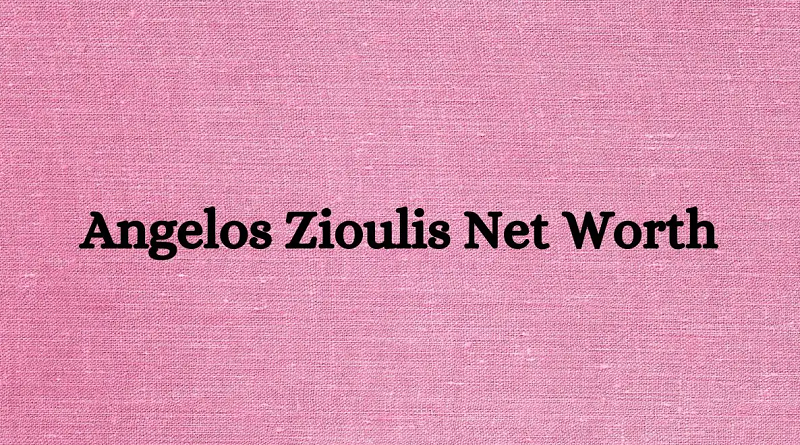 Angelos Zioulis Net Worth